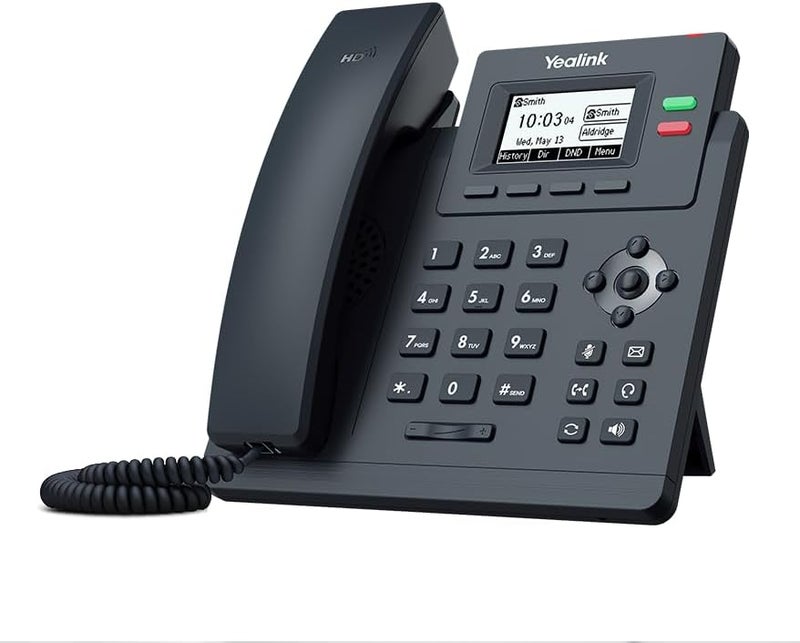 ooma Provisioned Yealink T31W Wi-Fi Business IP Phone. Works only with Office Cloud-Based VoIP Phone Service with Virtual Receptionist, Desktop and Mobile app, Videoconferencing. - Image 1